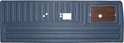 70 DUSTER FRONT "DECOR" FRONT DOOR PANELS W/ WOODGRAIN - BLUE