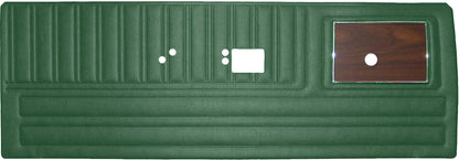 70 DUSTER FRONT "DECOR" FRONT DOOR PANELS W/ WOODGRAIN - GREEN