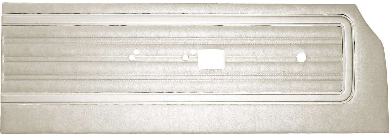 70 SATELLITE/ROADRUNNER "DECOR" FRONT DOOR PANELS - WHITE