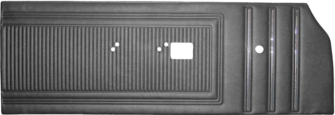 70 CORONET 440/SUPERBEE FRONT DOOR PANELS - BLACK