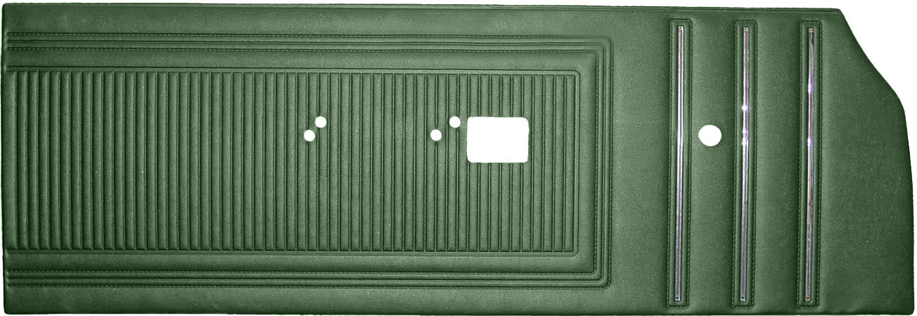 70 CORONET 440/SUPERBEE FRONT DOOR PANELS - GREEN