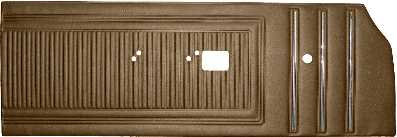 70 CORONET 440/SUPERBEE FRONT DOOR PANELS - BROWN