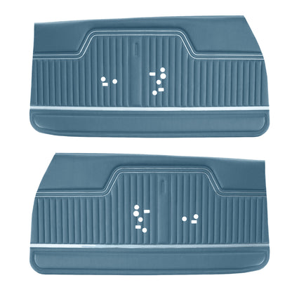 70 EL CAMINO DOOR PANELS (UNASSEMBLED) - BLUE