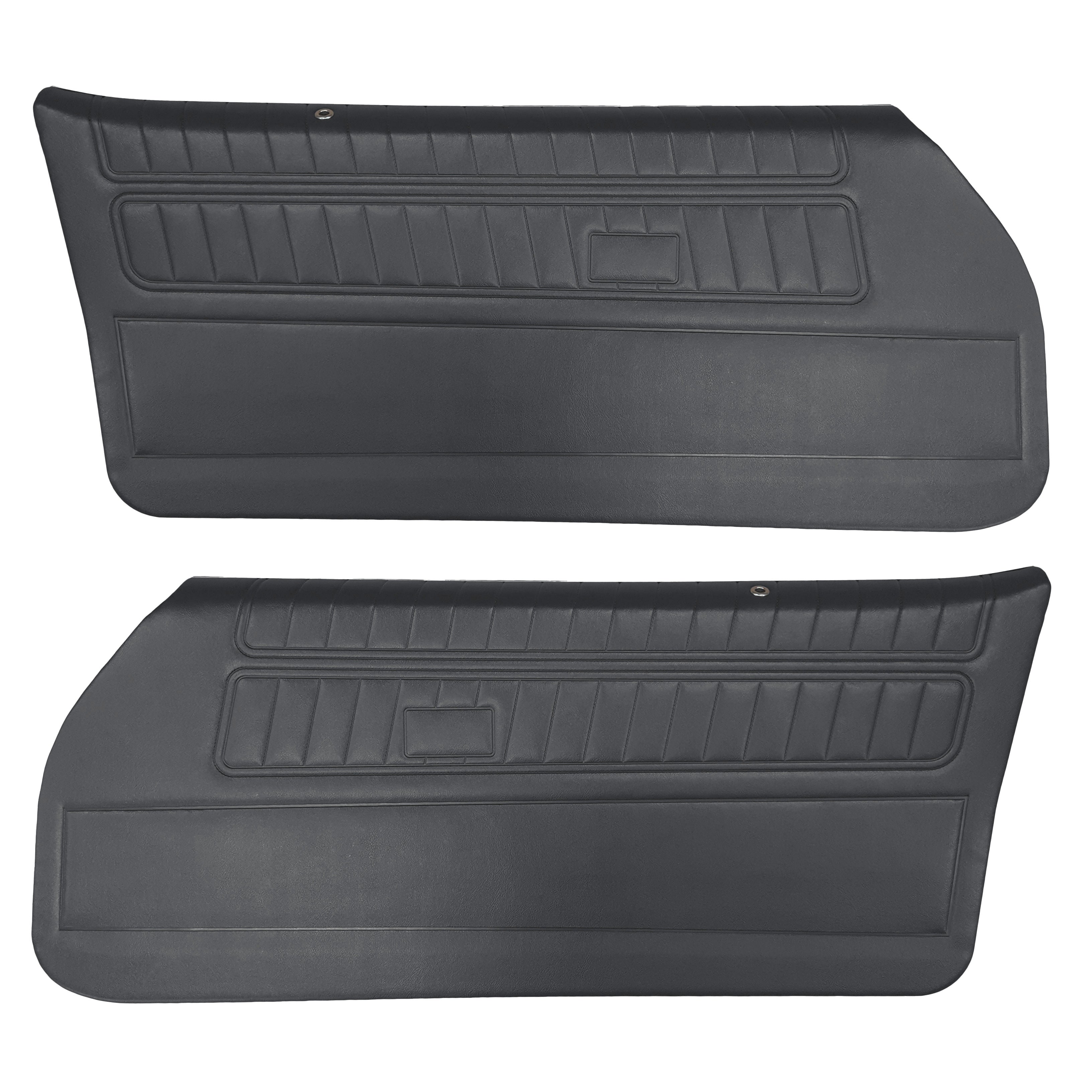 1970-1971 Firebird/Trans Am Front Door Panel Pre-Assemb - Black