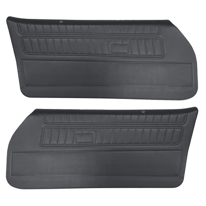 70-71 FIREBIRD/TRANS AM "STANDARD" DOOR PANELS (PRE-ASSEMBLED) - BLACK