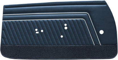 70 GTO/LEMANS SPORT FRONT DOOR PANELS (UNASSEMBLED) - BLUE