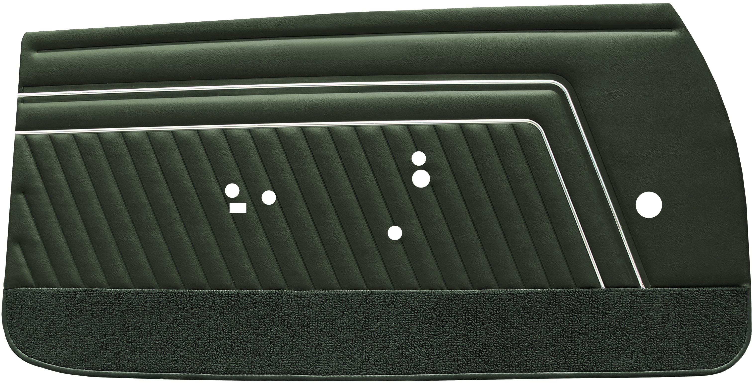 70 Gto/Lemans Front Door Panel - Metallic Green - Legendary Auto