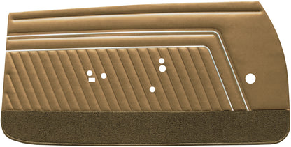 70 GTO/LEMANS SPORT FRONT DOOR PANELS (UNASSEMBLED) - SADDLE