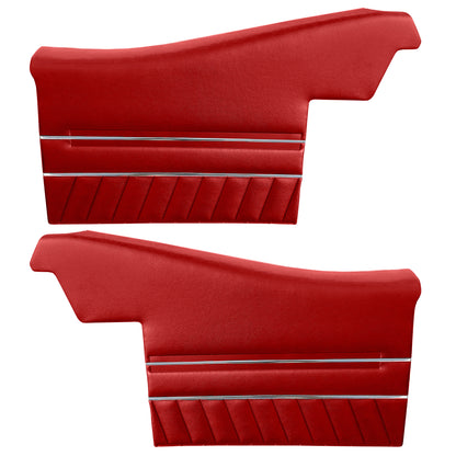 70 GTO/LEMANS SPORT CONVERTIBLE REAR PANELS (PRE-ASSEMBLED) - RED