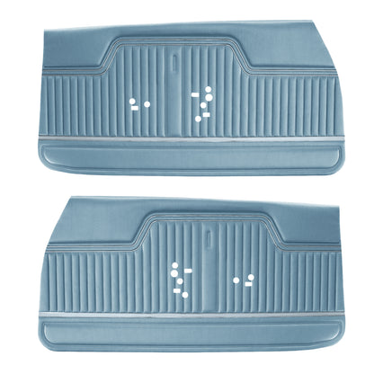 70 CHEVELLE/MALIBU FRONT DOOR PANELS (UNASSEMBLED) - BLUE