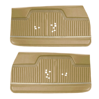 70 CHEVELLE/MALIBU FRONT DOOR PANELS (UNASSEMBLED) - SADDLE