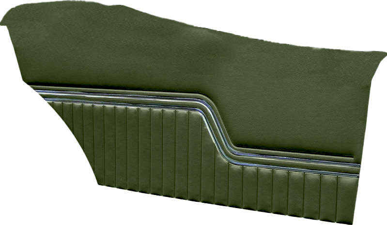 72 CHEVELLE/MALIBU HARDTOP REAR PANELS (PRE-ASSEMBLED) - GREEN