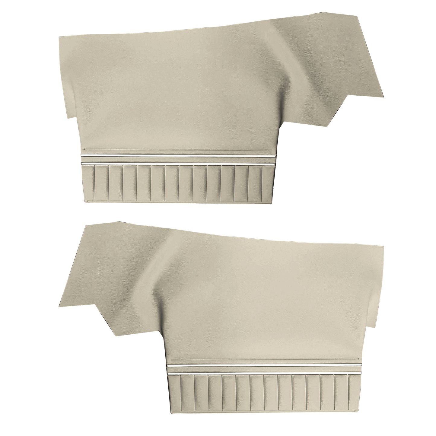 72 CHEVELLE/MALIBU CONVERTIBLE REAR PANELS (UNASSEMBLED) - WHITE
