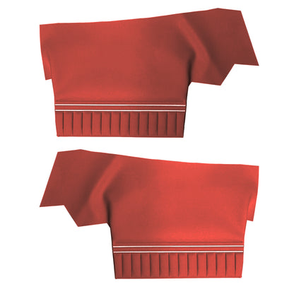 70 CHEVELLE/MALIBU CONVERTIBLE REAR PANELS (UNASSEMBLED) - RED