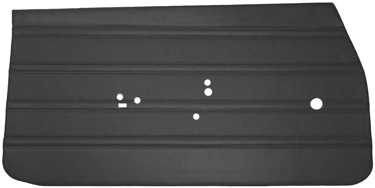70 SKYLARK/GS "DELUXE" FRONT DOOR PANELS (UNASSEMBLED) - BLACK