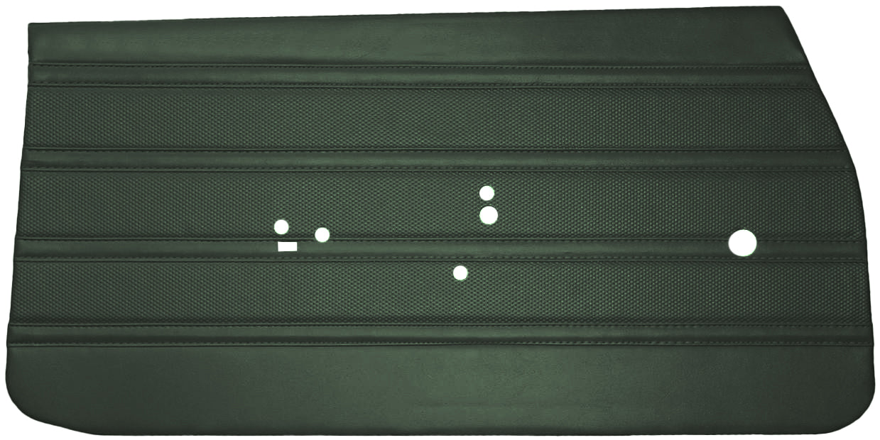 70 SKYLARK/GS "DELUXE" FRONT DOOR PANELS (UNASSEMBLED) - GREEN