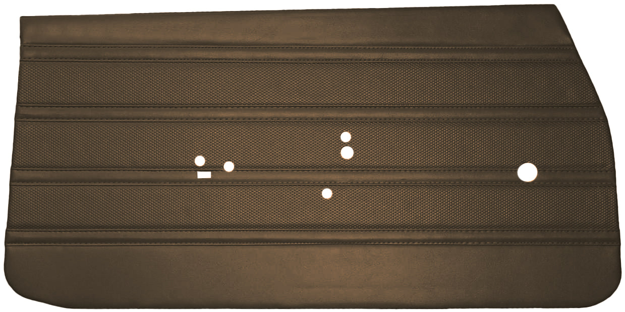 70 SKYLARK/GS "DELUXE" FRONT DOOR PANELS (UNASSEMBLED) - BURNISHED SADDLE
