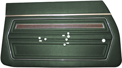 70 F-85 FRONT DOOR PANELS (UNASSEMBLED) - GREEN