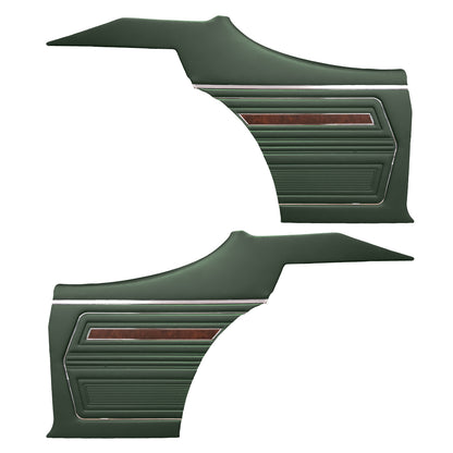 70 F-85 SPORTS COUPE REAR PANELS (PRE-ASSEMBLED) - GREEN