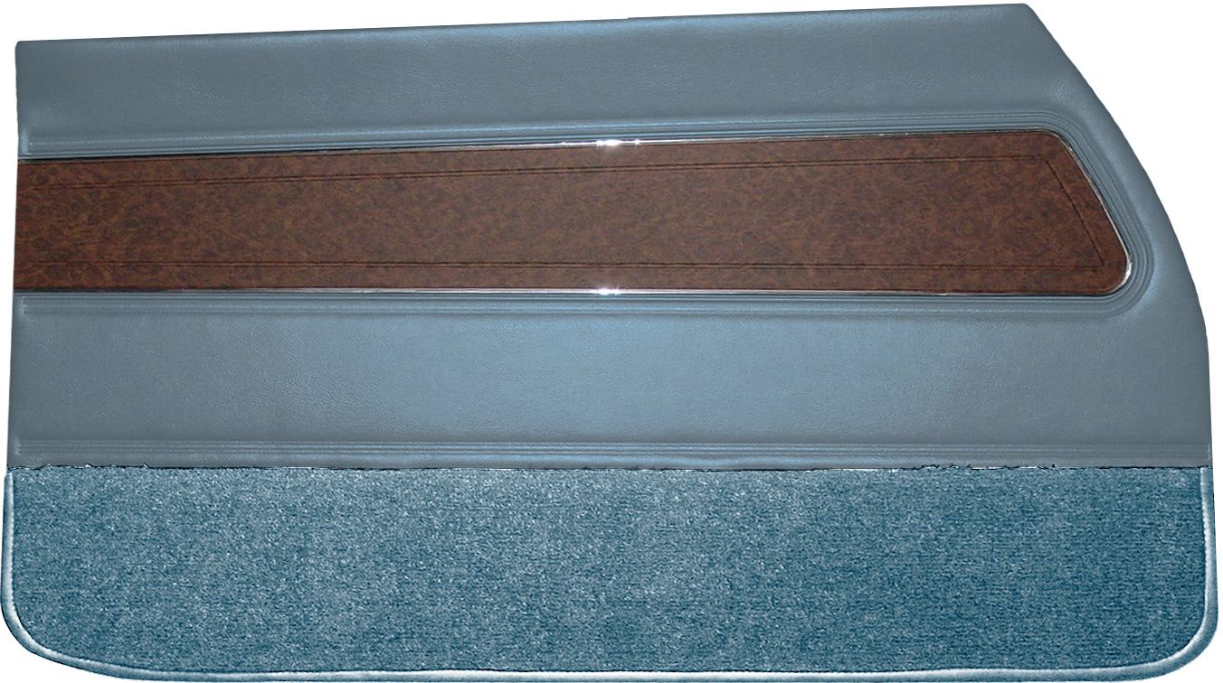 70 CUTLASS SUPREME/442 FRONT DOOR PANELS (UNASSEMBLED) - BLUE