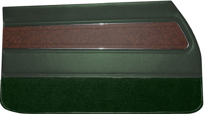 70 CUTLASS SUPREME/442 FRONT DOOR PANELS (UNASSEMBLED) - GREEN