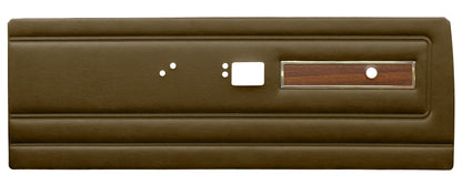 71 DUSTER/DEMON "DECOR" FRONT DOOR PANELS W/ WOODGRAIN - BROWN