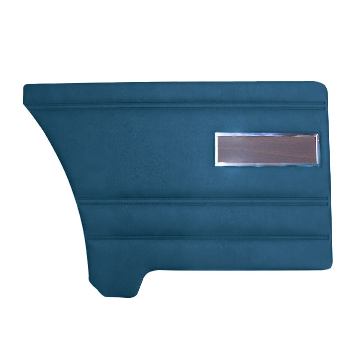 71 DUSTER/DEMON "DECOR" FASTBACK REAR PANELS W/ WOODGRAIN - BLUE