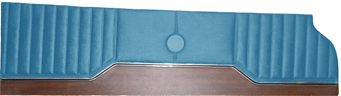 71 SATELLITE SEBRING PLUS/GTX FRONT UPPER DOOR PANELS - BRIGHT BLUE