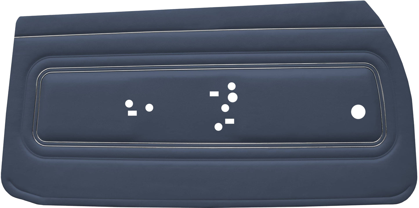 71 GTO/LEMANS SPORT FRONT DOOR PANELS (UNASSEMBLED) - BLUE