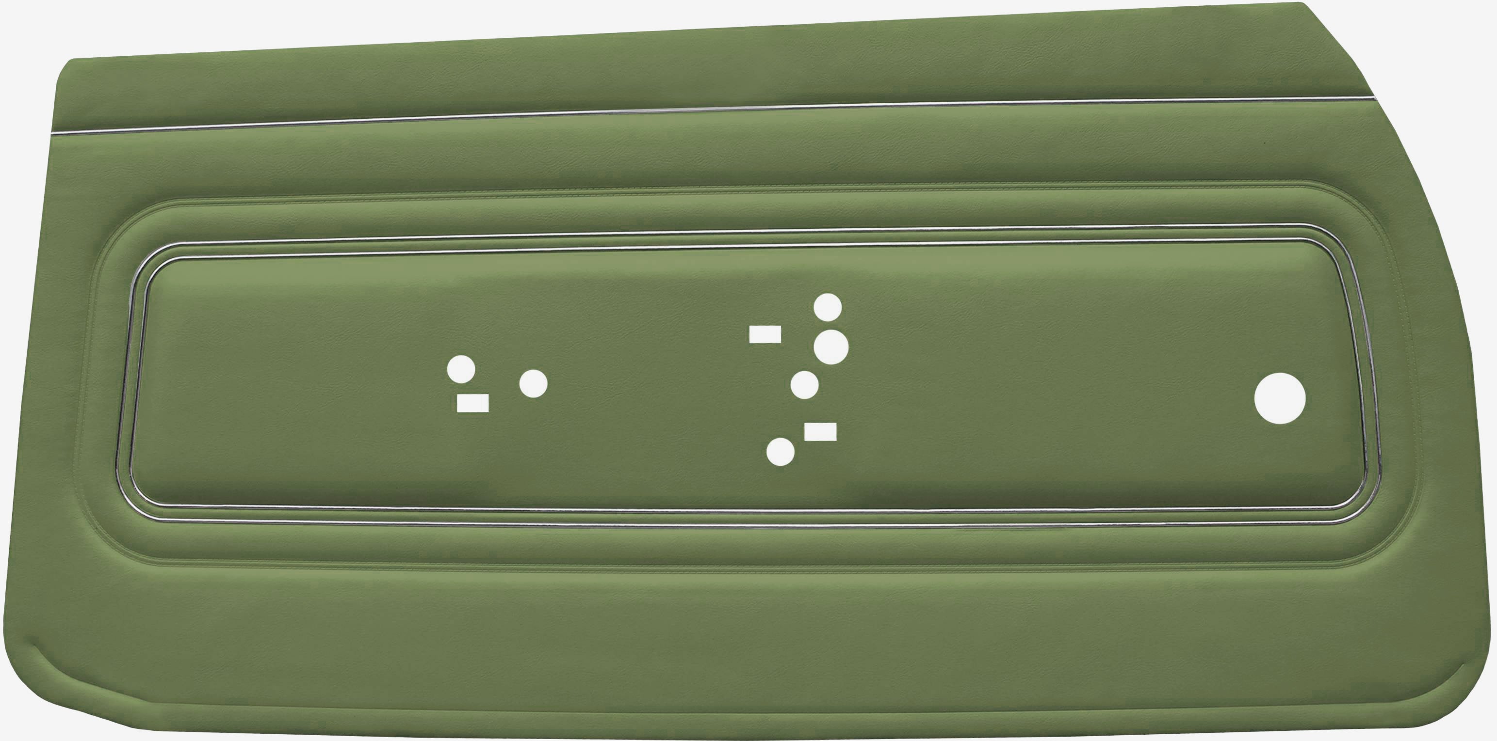 71 Gto/Lemans Front Door Panel - Jade Green - Legendary Auto 71 Gto/Lemans Front Door Panel - Jade Green - Legendary Auto