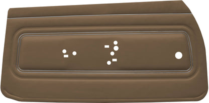 71 GTO/LEMANS SPORT FRONT DOOR PANELS (UNASSEMBLED) - SADDLE