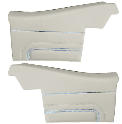 71 GTO/LEMANS SPORT CONVERTIBLE REAR PANELS (PRE-ASSEMBLED) - PEARL WHITE
