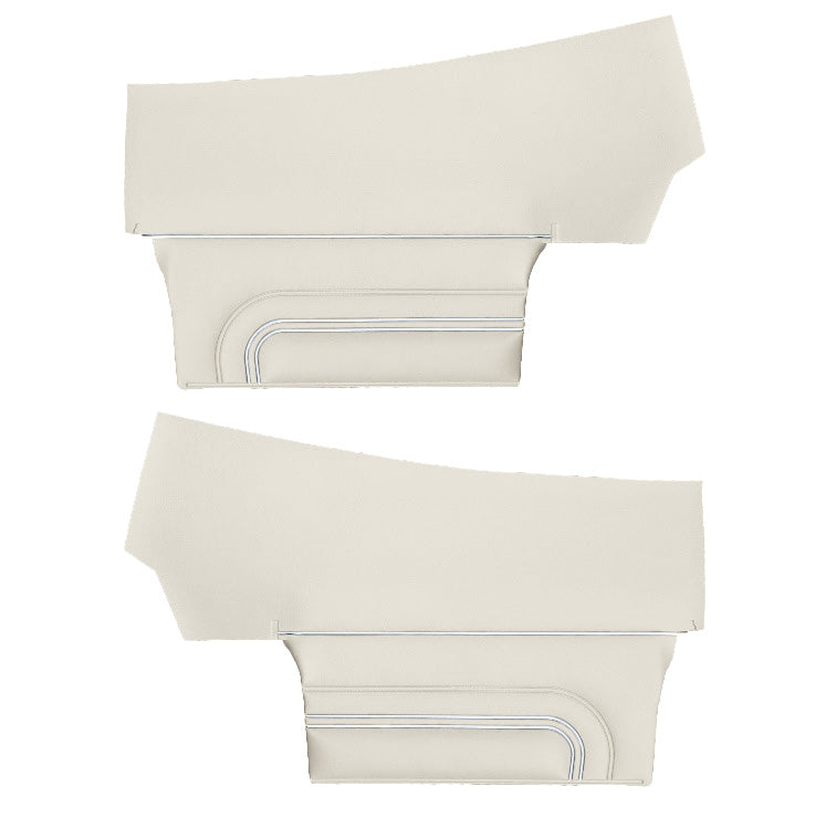 71 GTO/LEMANS SPORT CONVERTIBLE REAR PANELS (UNASSEMBLED) - PEARL WHITE