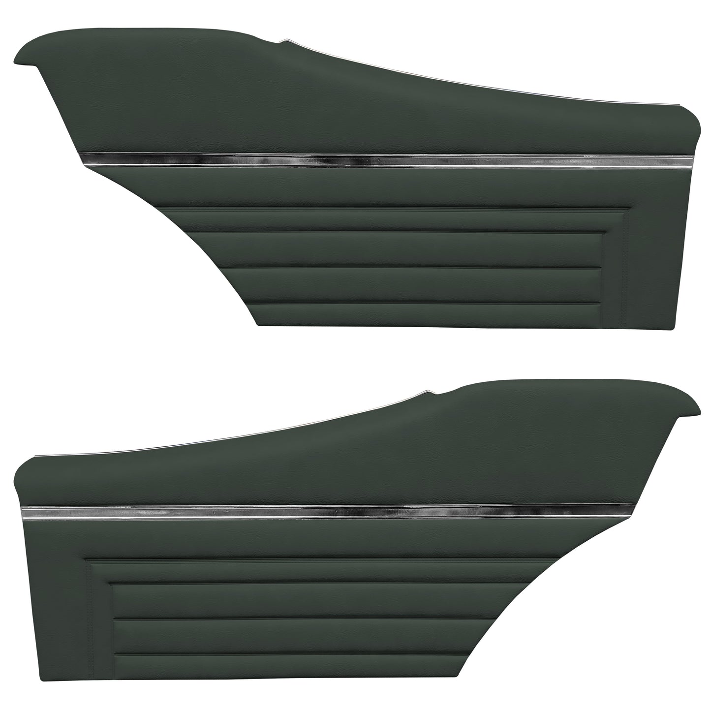 71 SKYLARK/GS "STANDARD" SPORT COUPE REAR PANELS (PRE-ASSEMBLED) - GREEN