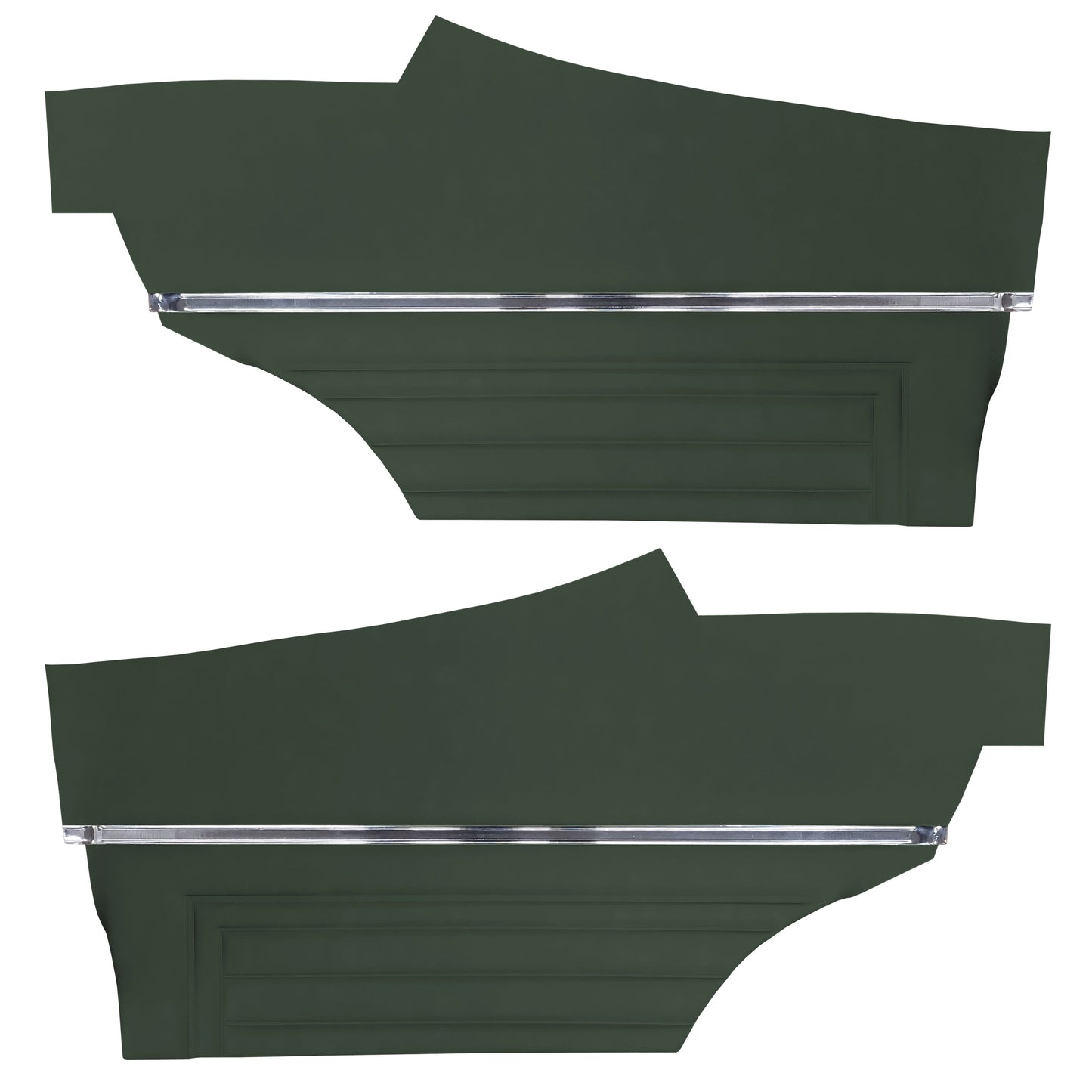 71 SKYLARK/GS "STANDARD" SPORT COUPE REAR PANELS (UNASSEMBLED) - GREEN