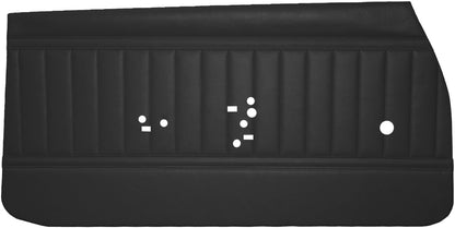 71-72 SKYLARK/GS "DELUXE" FRONT DOOR PANELS (UNASSEMBLED) - BLACK