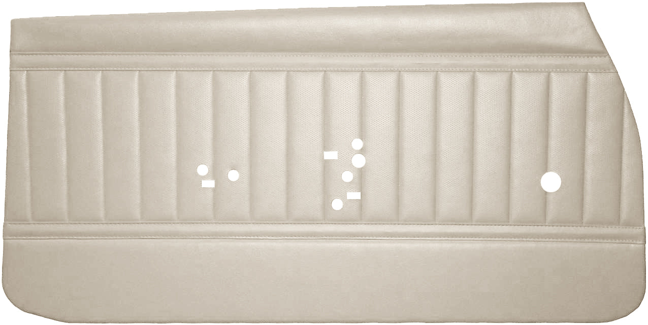 72 SKYLARK/GS "DELUXE" FRONT DOOR PANELS (UNASSEMBLED) - WHITE