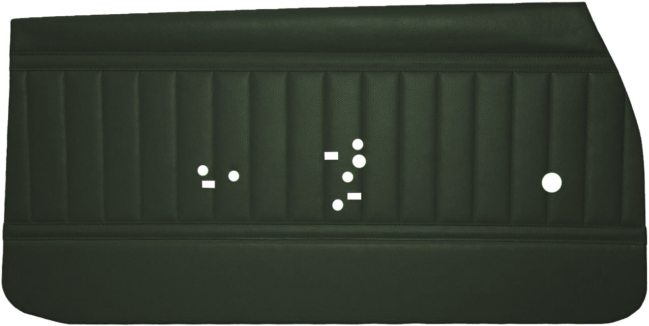 71 SKYLARK/GS "DELUXE" FRONT DOOR PANELS (UNASSEMBLED) - GREEN