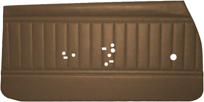 71-72 SKYLARK/GS "DELUXE" FRONT DOOR PANELS (UNASSEMBLED) - SADDLE