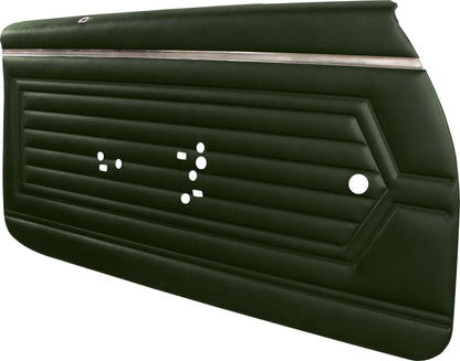 71 SKYLARK/GS "STANDARD" SPORT COUPE FRONT DOOR PANELS (PRE-ASSEMBLED) - GREEN