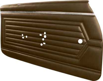 72 SKYLARK/GS "STANDARD" SPORT COUPE FRONT DOOR PANELS (PRE-ASSEMBLED) - SADDLE