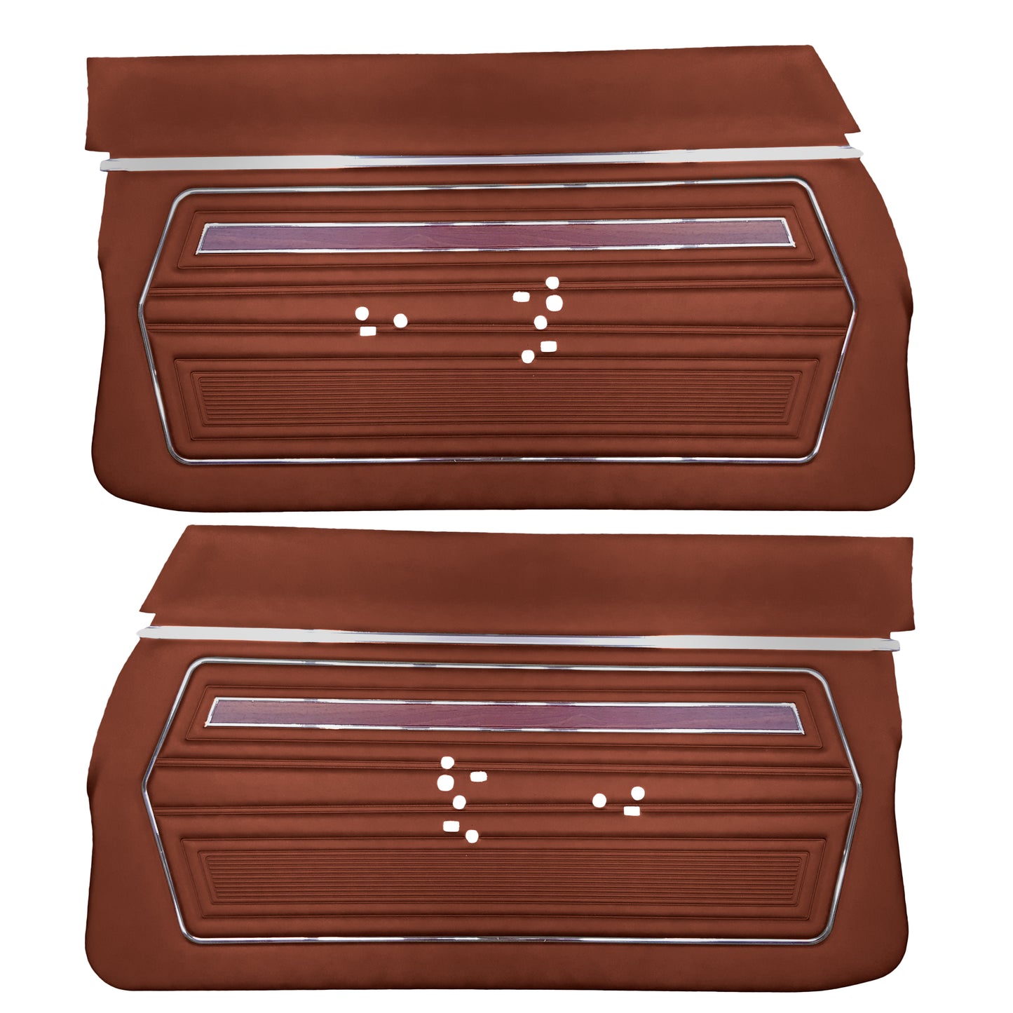 71 CUTLASS FRONT DOOR PANELS (UNASSEMBLED) - SIENNA