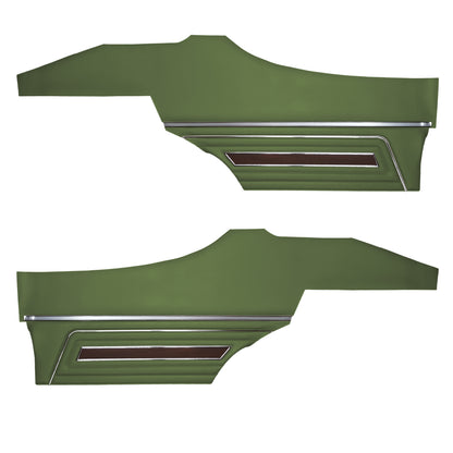 71 CUTLASS HARDTOP REAR PANELS (UNASSEMBLED) - JADE GREEN