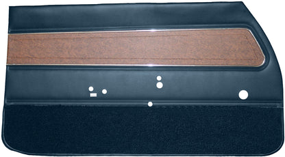 71 CUTLASS SUPREME/442 FRONT DOOR PANELS (UNASSEMBLED) - BLUE