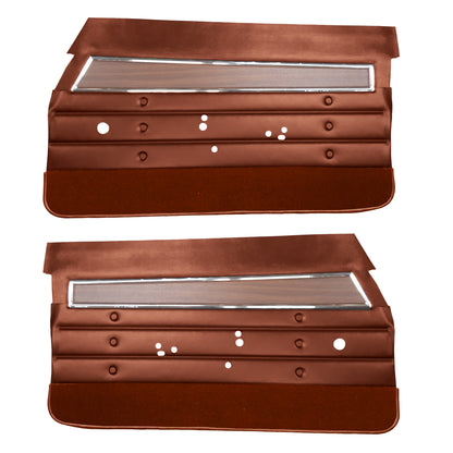 71 CUTLASS 'S'/442 SPORTS COUPE FRONT DOOR PANELS (UNASSEMBLED) - SIENNA