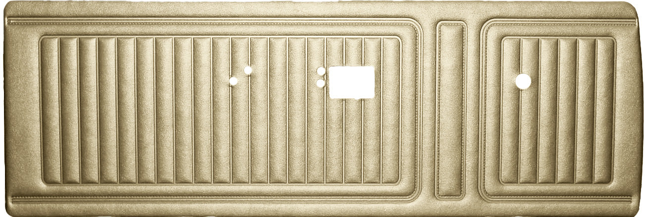 72 DUSTER/DEMON/DART SWINGER FRONT DOOR PANELS - EMBER GOLD
