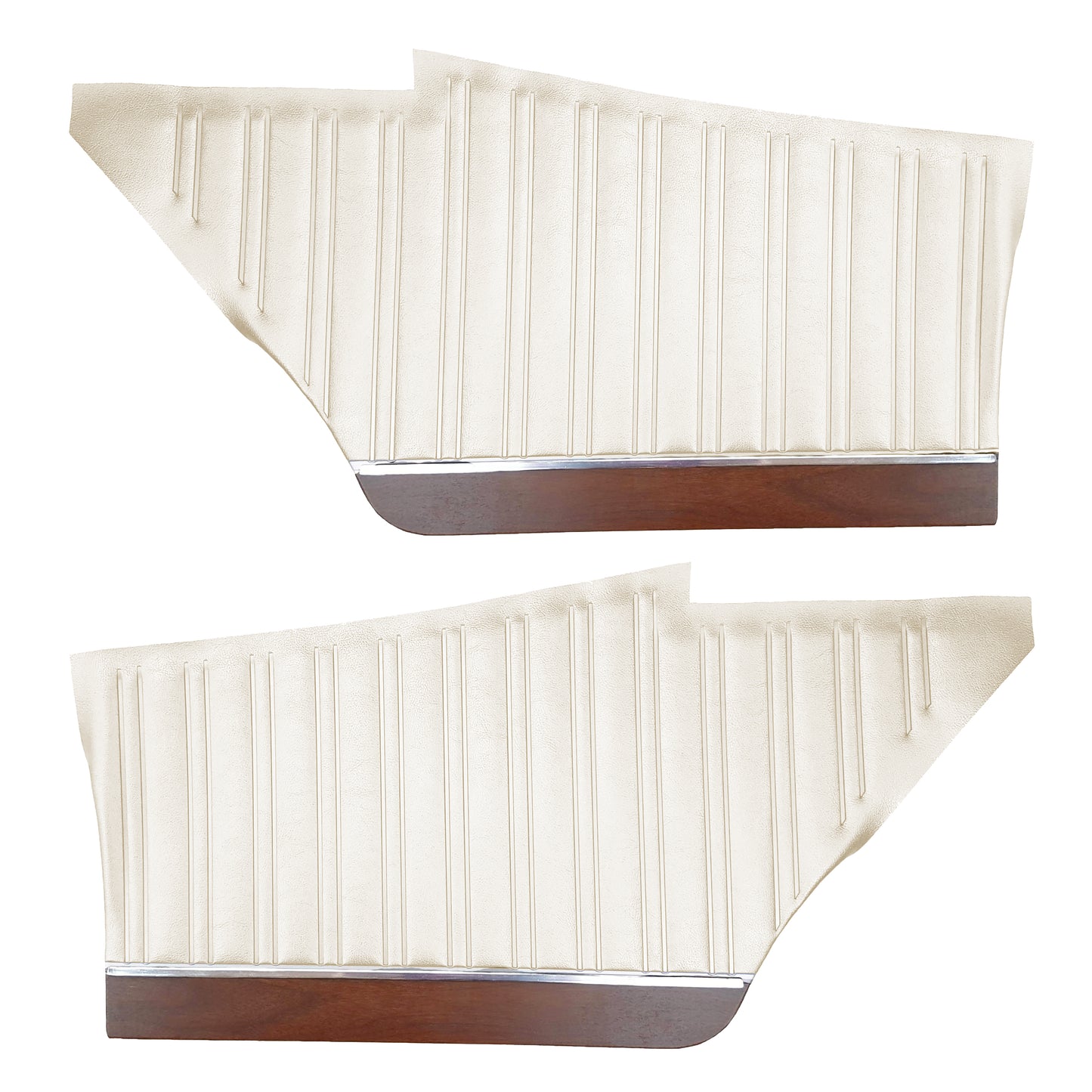 72 SATELLITE SEBRING PLUS HARDTOP REAR UPPER PANELS - WHITE