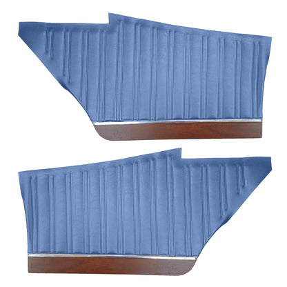 72 SATELLITE SEBRING PLUS HARDTOP REAR UPPER PANELS - BRIGHT BLUE