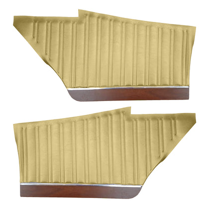 72 SATELLITE SEBRING PLUS HARDTOP REAR UPPER PANELS - EMBER GOLD