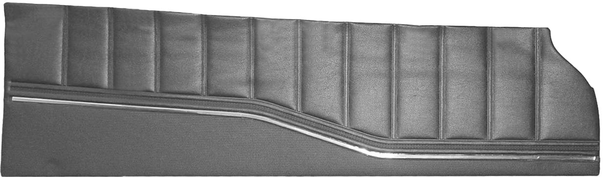72 CHARGER "STANDARD" FRONT UPPER DOOR PANELS - BLACK
